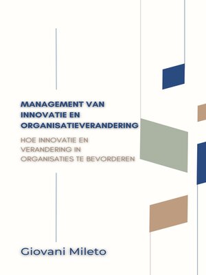 cover image of Management van innovatie en organisatieverandering